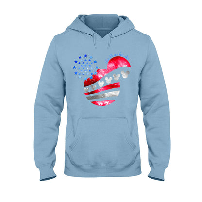 God Bless America Mouse Ears - Independence Day T-shirt and Hoodie