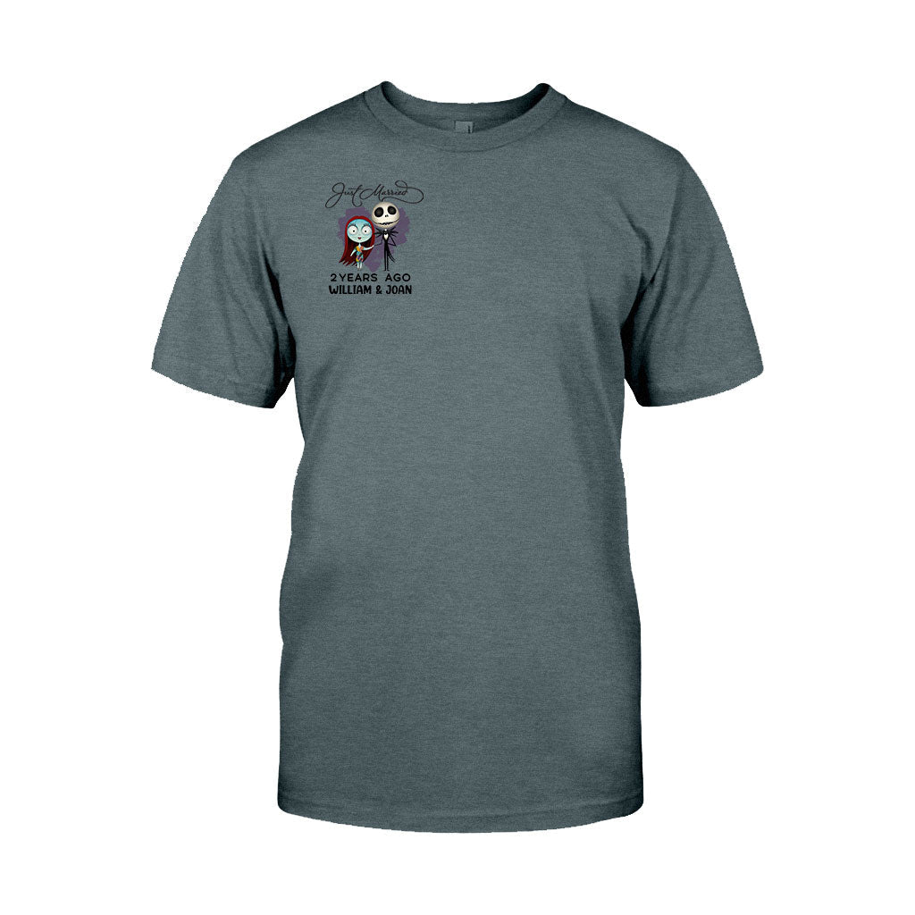Just Married Some Years Ago - Personalized Couple Nightmare T-shirt and Hoodie