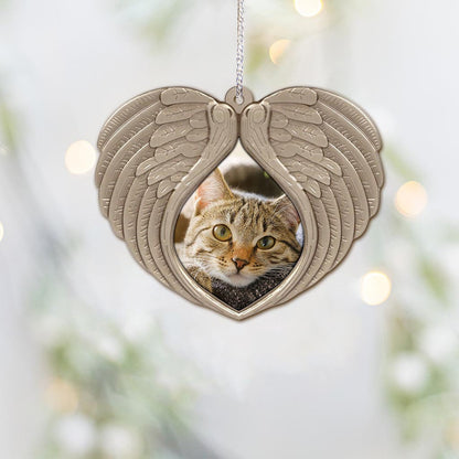 Don't Cry For Me - Personalized Christmas Cat Ornament (Printed On Both Sides)