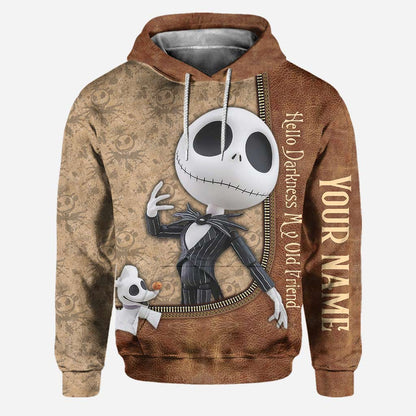 Hello Darkness My Old Friend - Personalized Nightmare Hoodie and Leggings