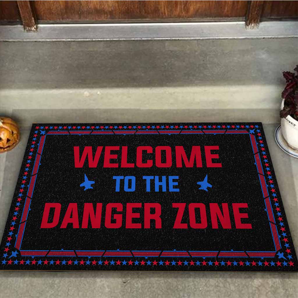 Welcome To The Danger Zone - Independence Day Top Gun Doormat