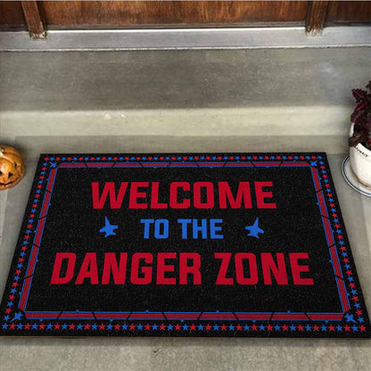 Welcome To The Danger Zone - Independence Day Top Gun Doormat