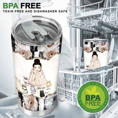 Cat Mom - Personalized Tumbler