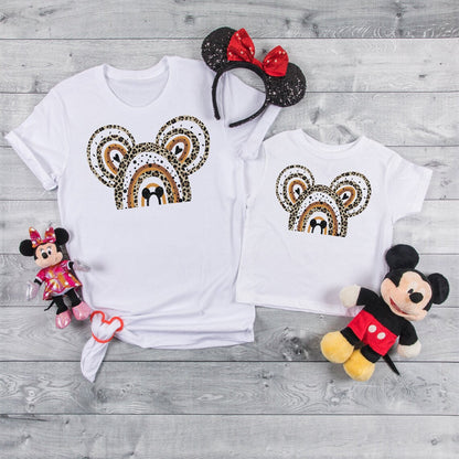 Leopard Mouse Ear Mouse T-shirt and Hoodie