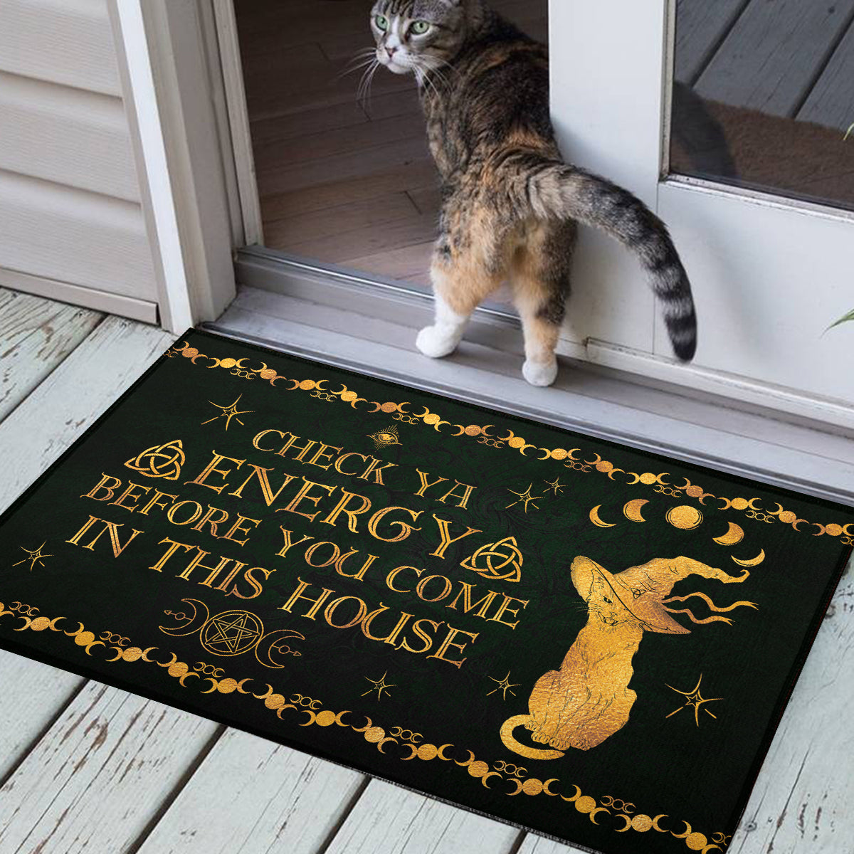 Witch Cat - Witch Doormat 0822