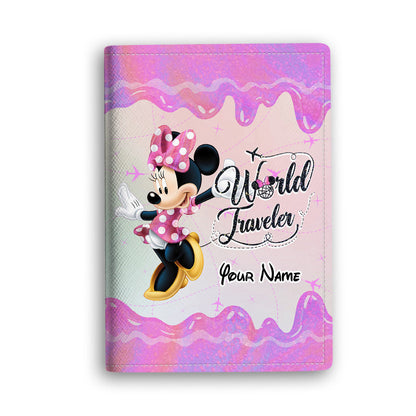 World Traveler - Personalized Mouse Passport Holder