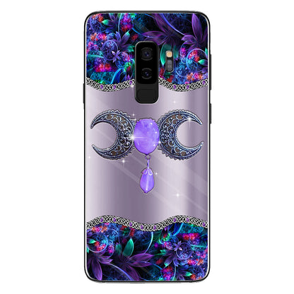 Mystery Witch Triple Moon - Personalized Phone Case With 3D Printed