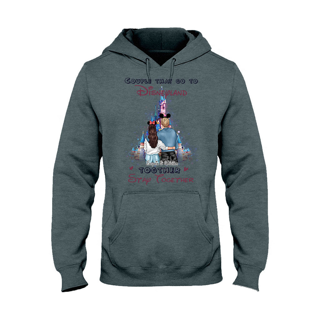 Couple That Go To Magical Land Together - Personalized Couple Mouse T-shirt and Hoodie