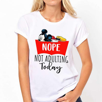 Nope Not Adulting Today Mouse T-shirt and Hoodie