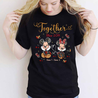 Together Since - Personalized Mouse T-shirt and Hoodie