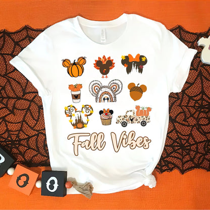 Fall Vibes Mouse T-shirt and Hoodie 0823