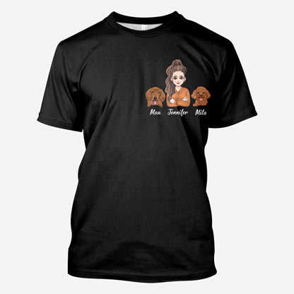 Life Is Better - Personalized Mother's Day Dog All Over T-shirt and Hoodie