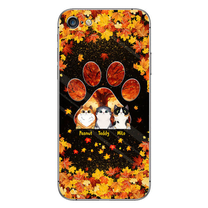 Hello Fall - Personalized Cat Phone Case