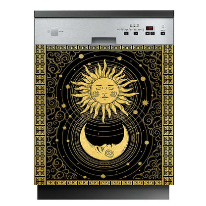 Sun And Moon Magic - Witch Dishwasher Cover