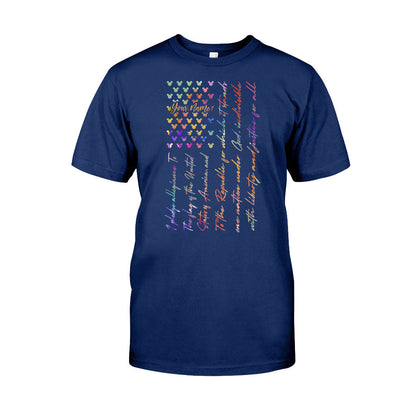 Mouse Ears Pledge Of Allegiance - Personalized Independence Day T-shirt and Hoodie