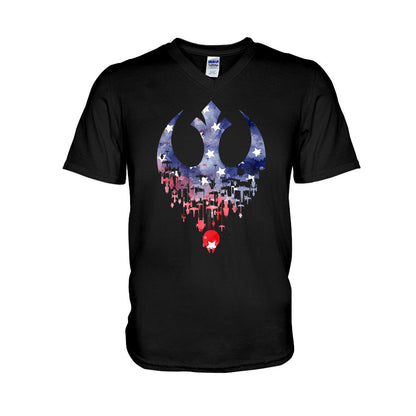Rebel - Independence Day The Force T-shirt and Hoodie