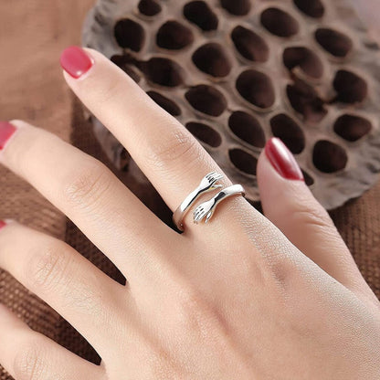 Custom Text - Personalized Hug Ring