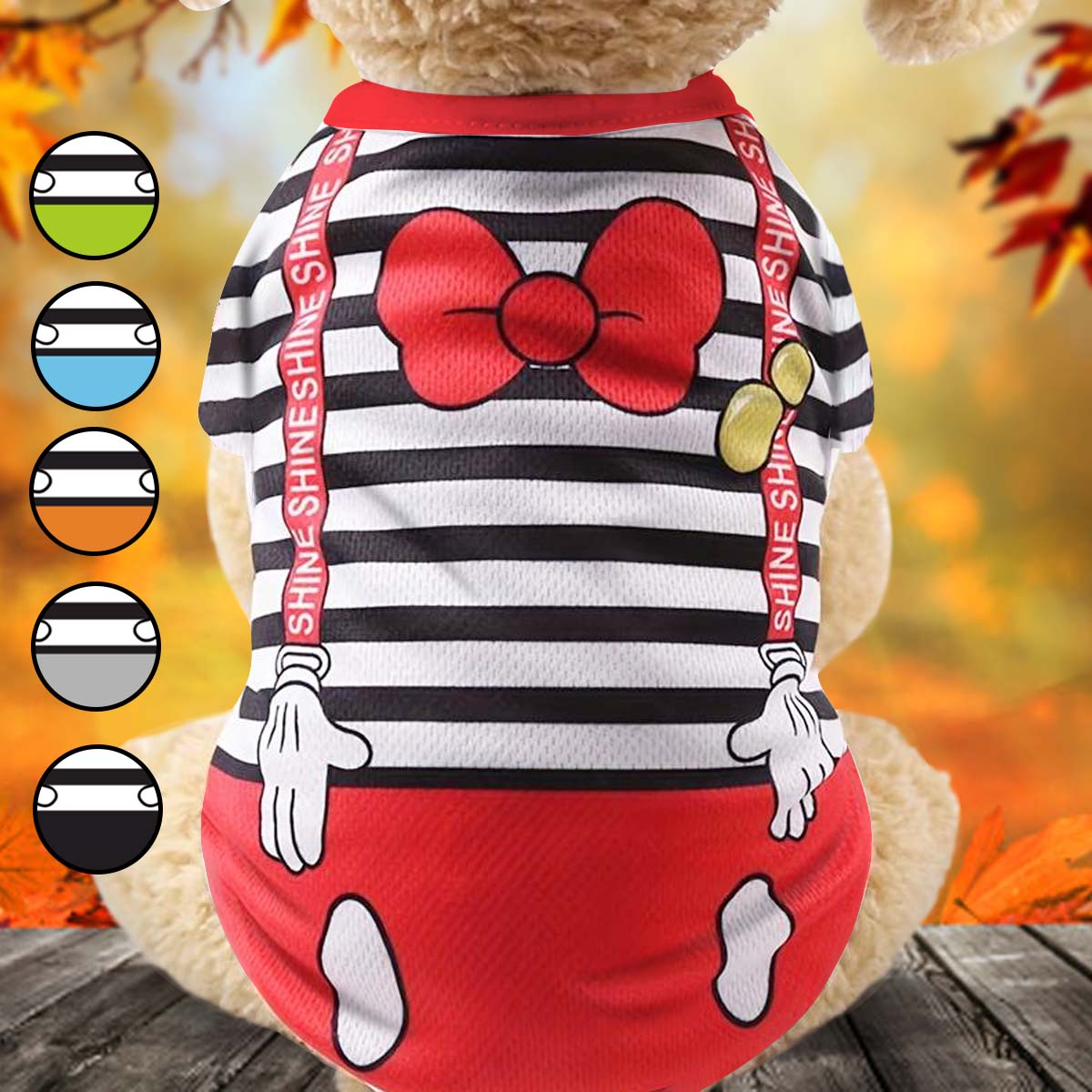Mouse Ears Halloween Costume For Pet - Personalized Dog Pet Shirt