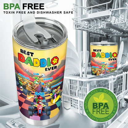 Best Dad Ever Happy Father's Day - Personalized Super Plumber Tumbler