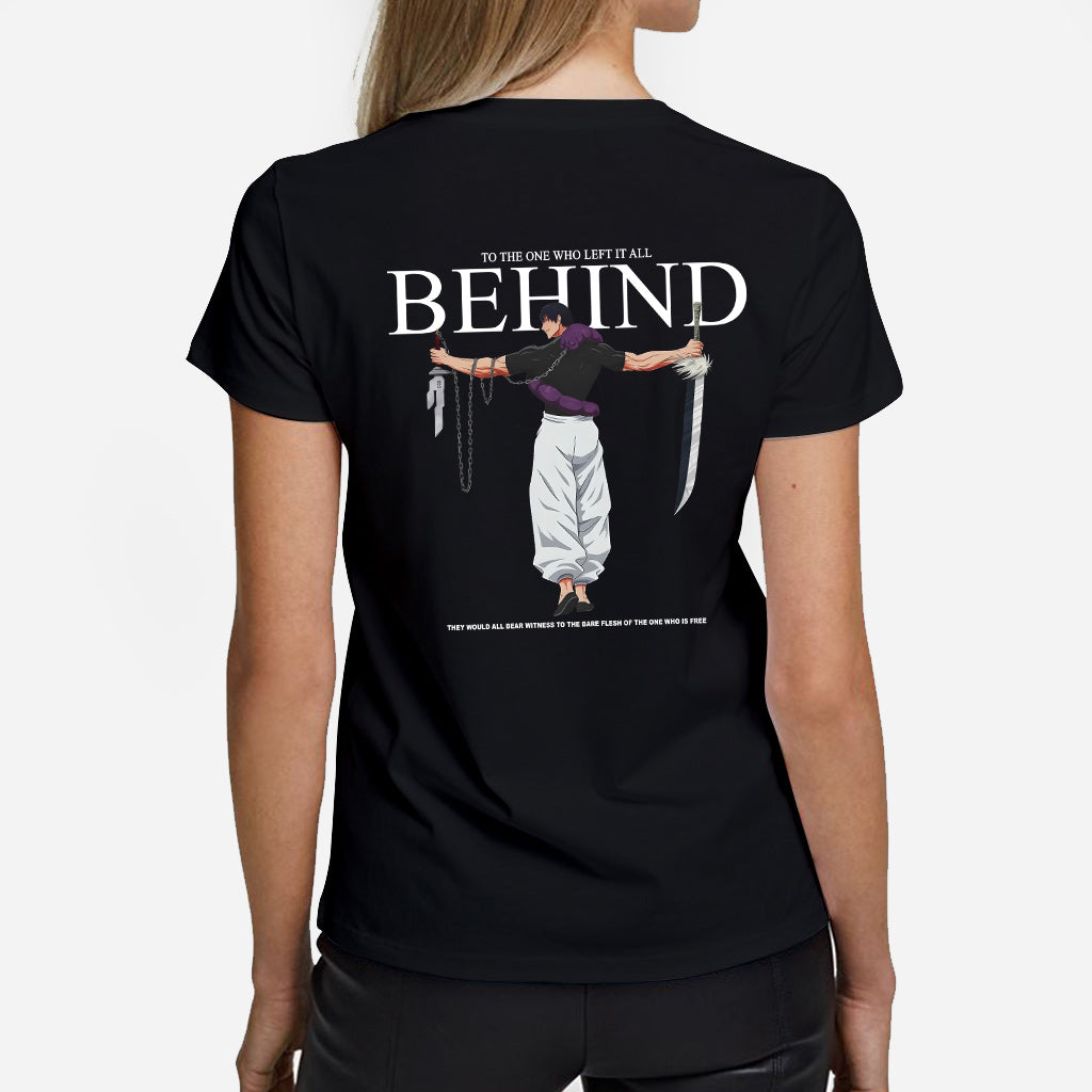 Behind Jujutsu Kaisen T-shirt and Hoodie