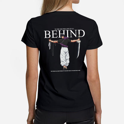 Behind Jujutsu Kaisen T-shirt and Hoodie