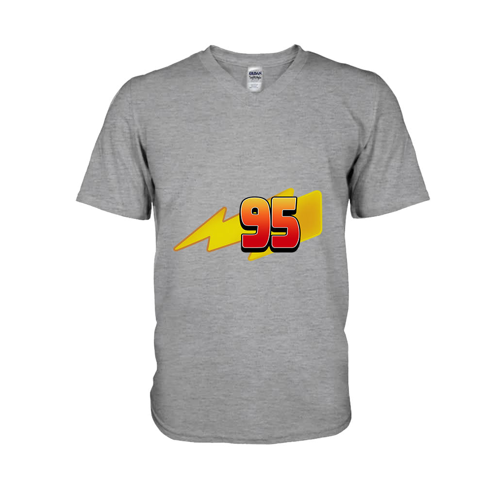 Retro Mcqueen 95 Cars T-shirt And Hoodie