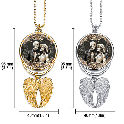 Till Death Do Us Part - Personalized Couple Wings Ornament