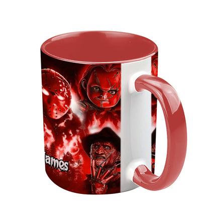 Horror Movie Fan - Personalized Accent Mug