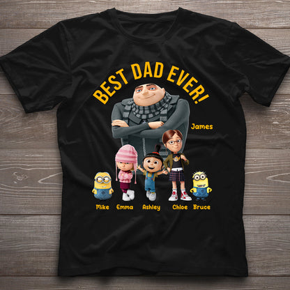 Best Dad Ever - Personalized Father T-shirt And Hoodie
