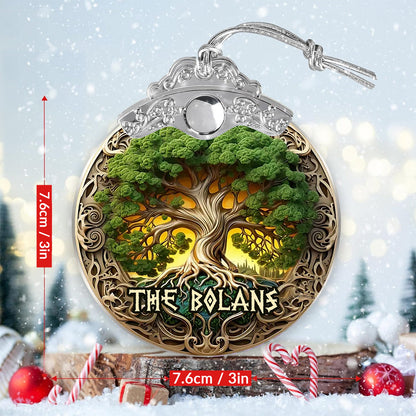 Tree Of Life Scandinavian Mythology Rustic Style - Personalized Irish Vintage Ornament