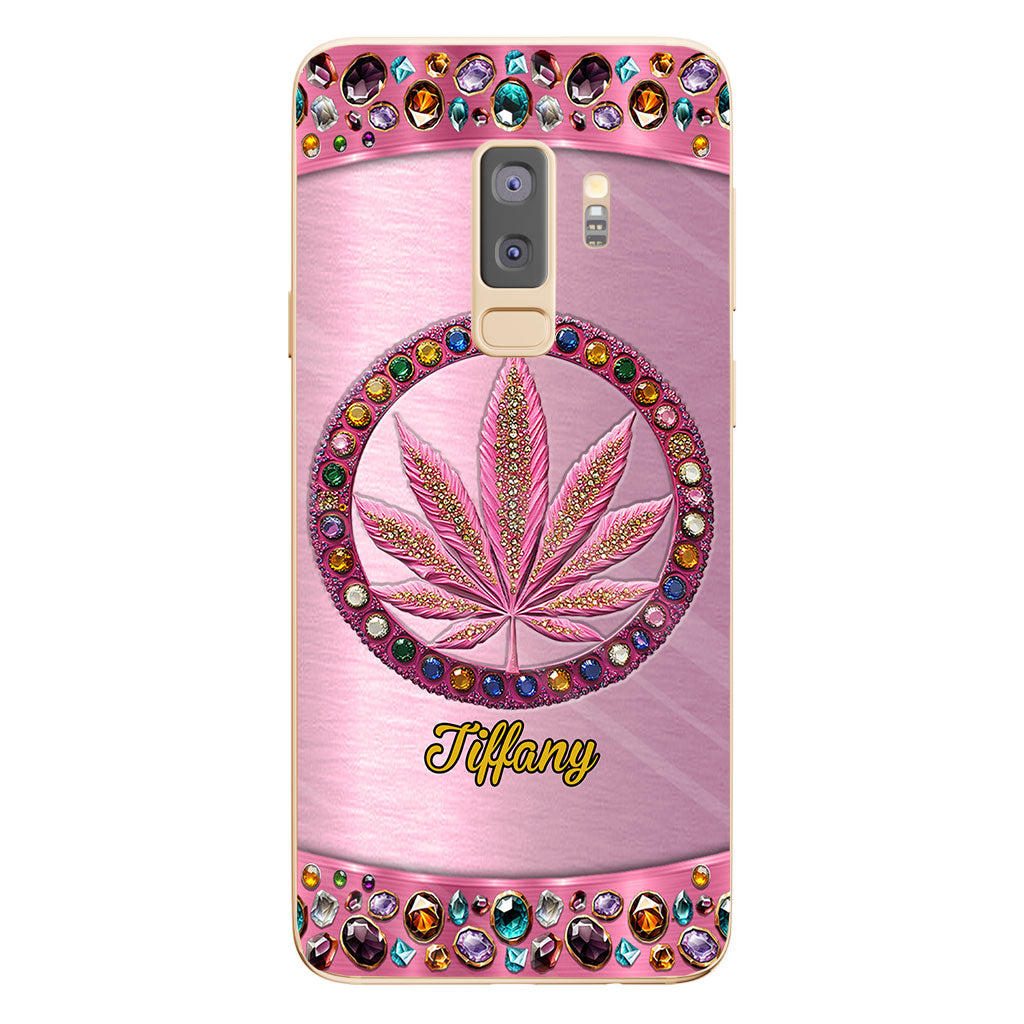 Stoner Chick - Personalized Weed Clear Phone Case