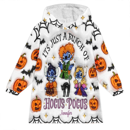 Happy Halloween - Personalized Ohana Blanket Hoodie