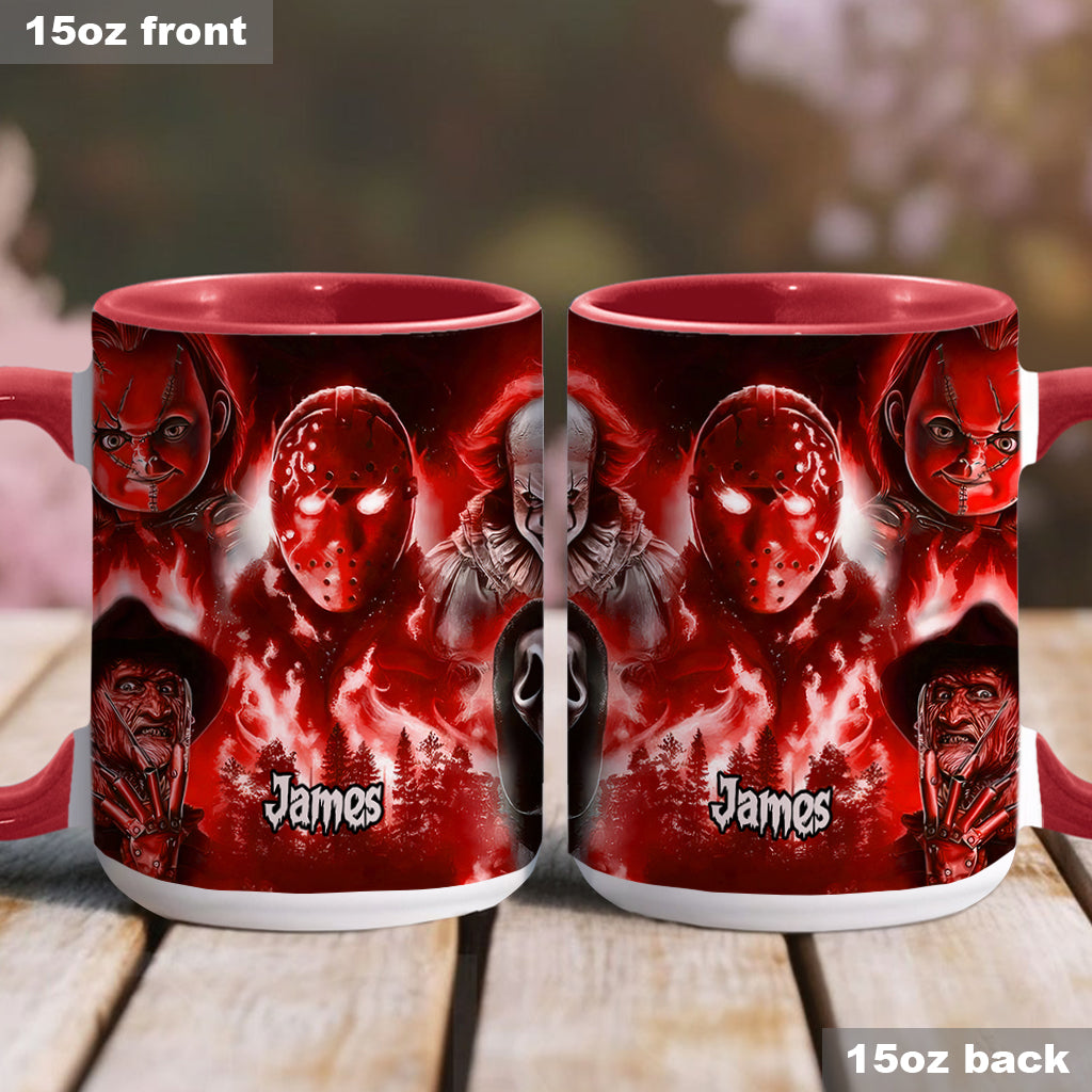 Horror Movie Fan - Personalized Accent Mug