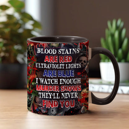 True Crime Mug - Personalized Accent Mug