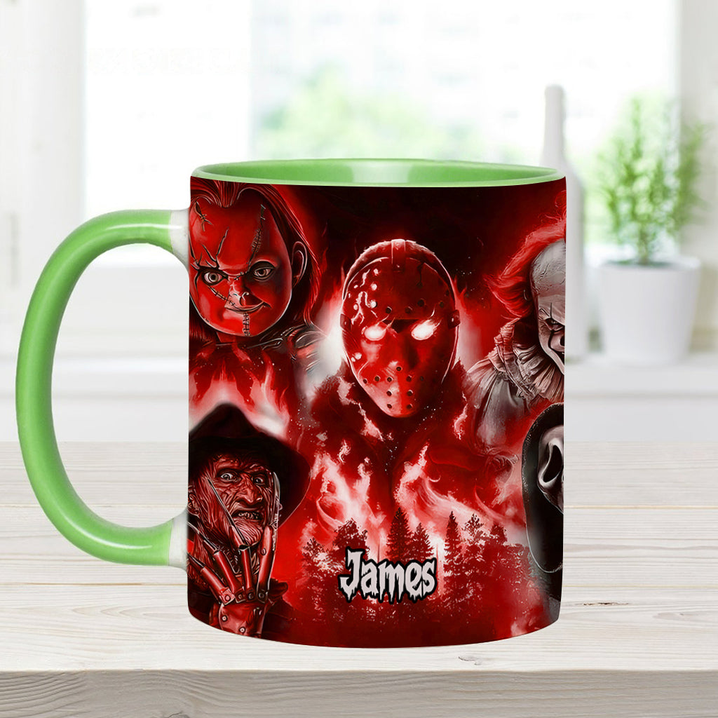 Horror Movie Fan - Personalized Accent Mug