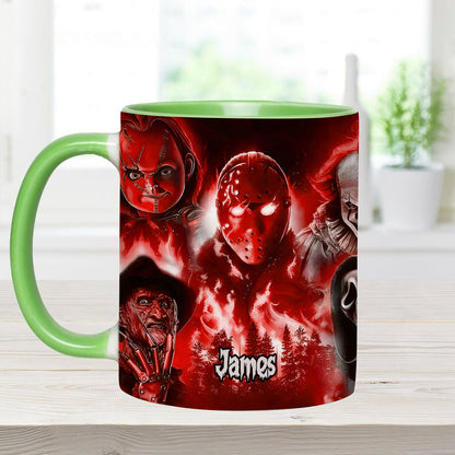 Horror Movie Fan - Personalized Accent Mug