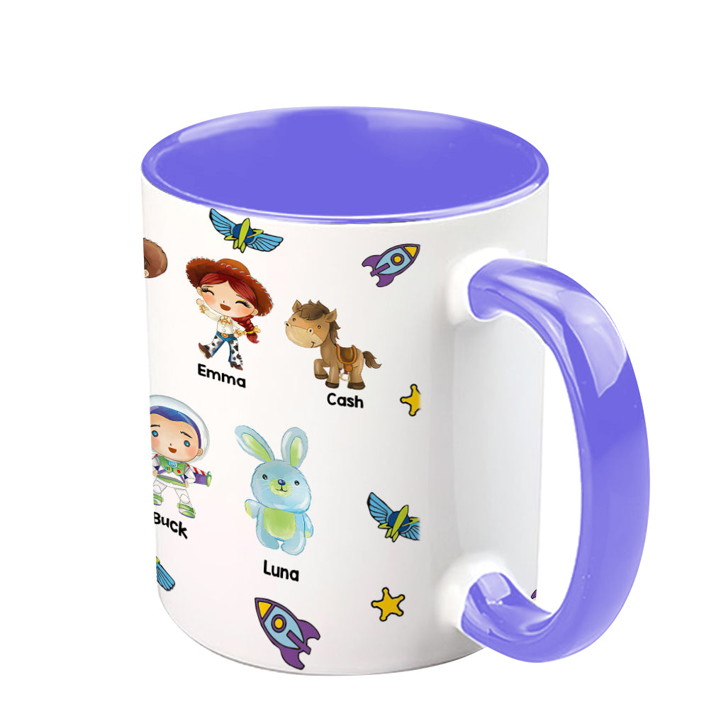 Best Dad Ever - Personalized Father Accent Mug