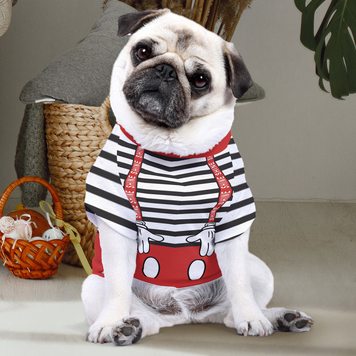 Mouse Ears Halloween Costume For Pet - Personalized Dog Pet Shirt