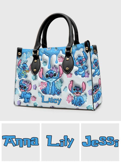 Ohana Means Family - Personalized Ohana Leather Handbag