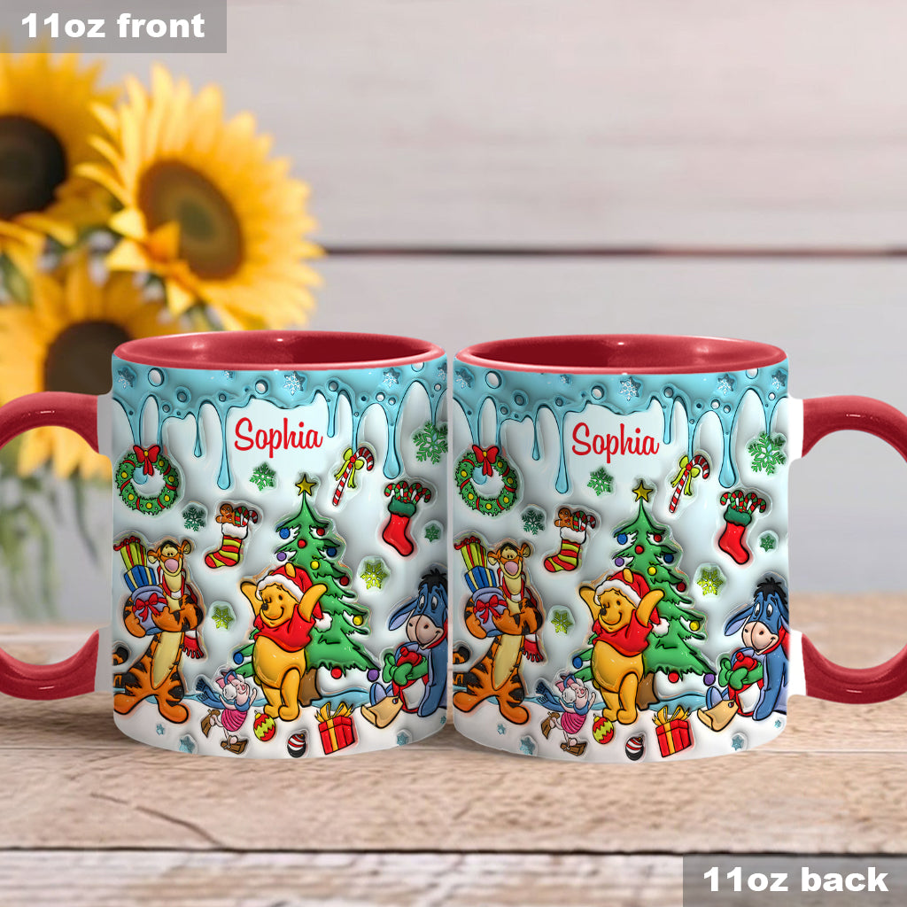 Merry Christmas - Personalized Mouse Accent Mug
