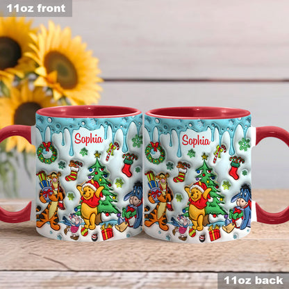 Merry Christmas - Personalized Mouse Accent Mug