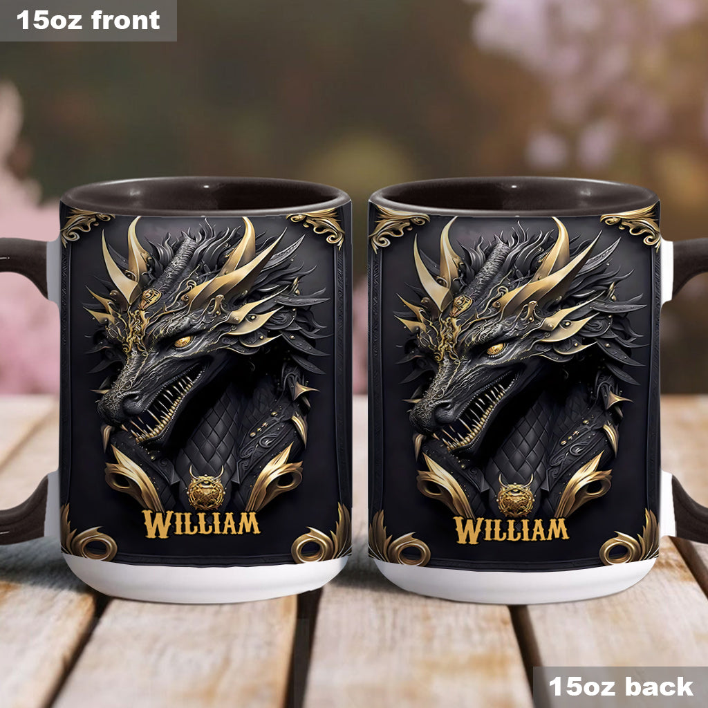 Love Dragons - Personalized Dragon Accent Mug