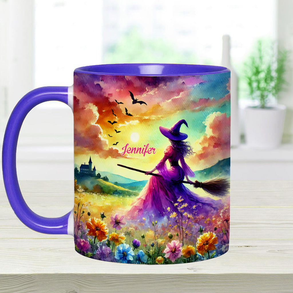 Beautiful Witch - Personalized Witch Accent Mug