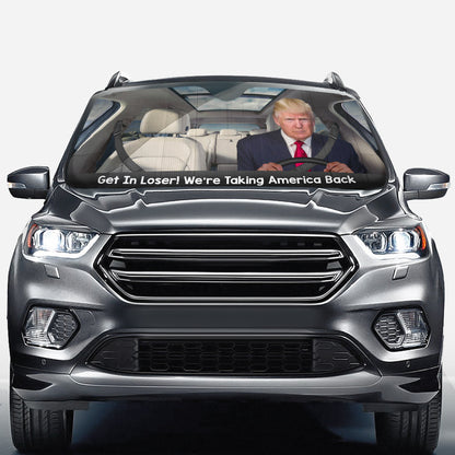 Get In Loser - Car Sunshade