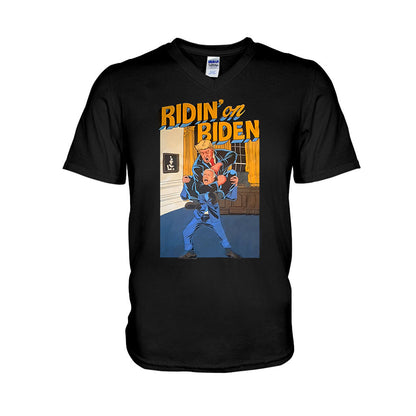 Ridin On Biden - T-shirt And Hoodie
