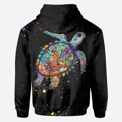 This Grandma Mom Belongs To - Personalized Turtle All Over Shirt