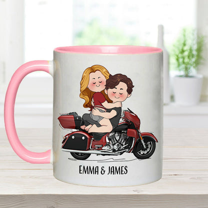 I Will Ride You - Personalized Couple Accent Mug