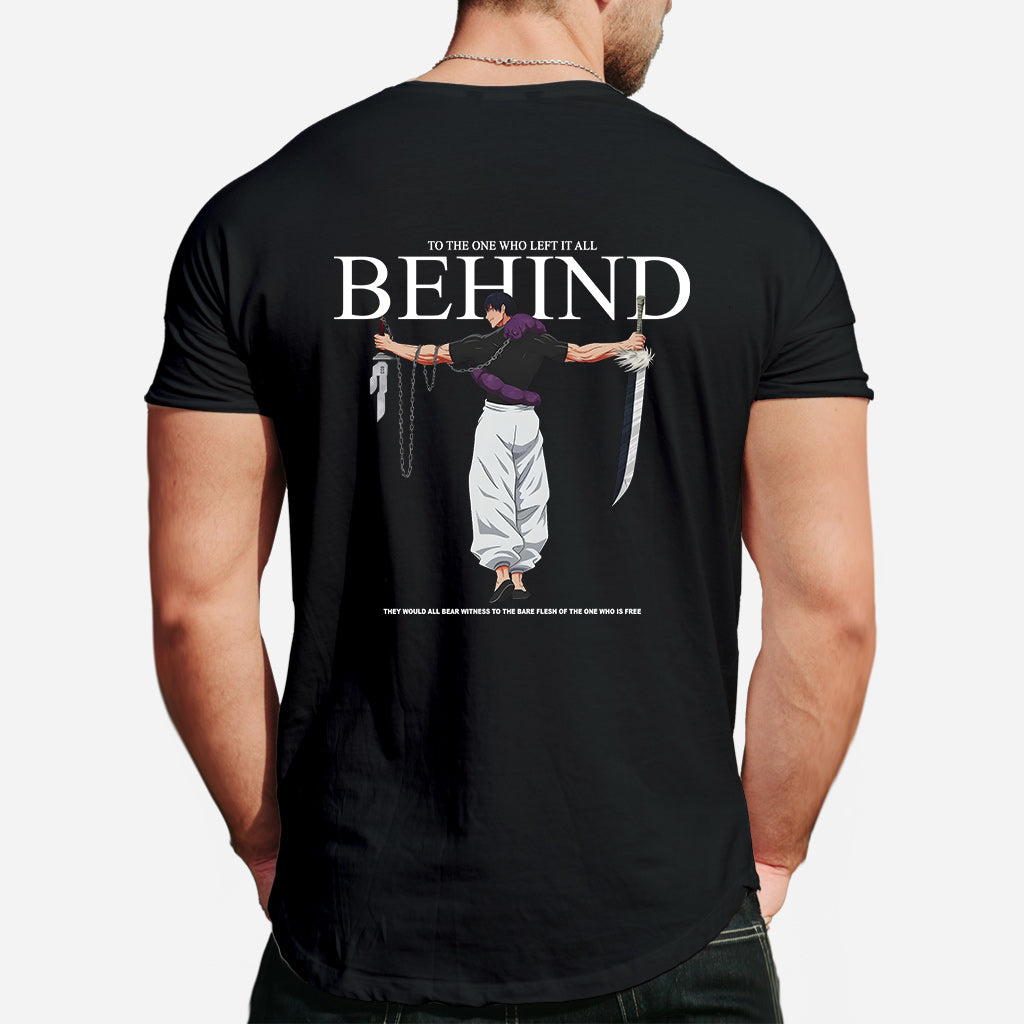 Behind Jujutsu Kaisen T-shirt and Hoodie