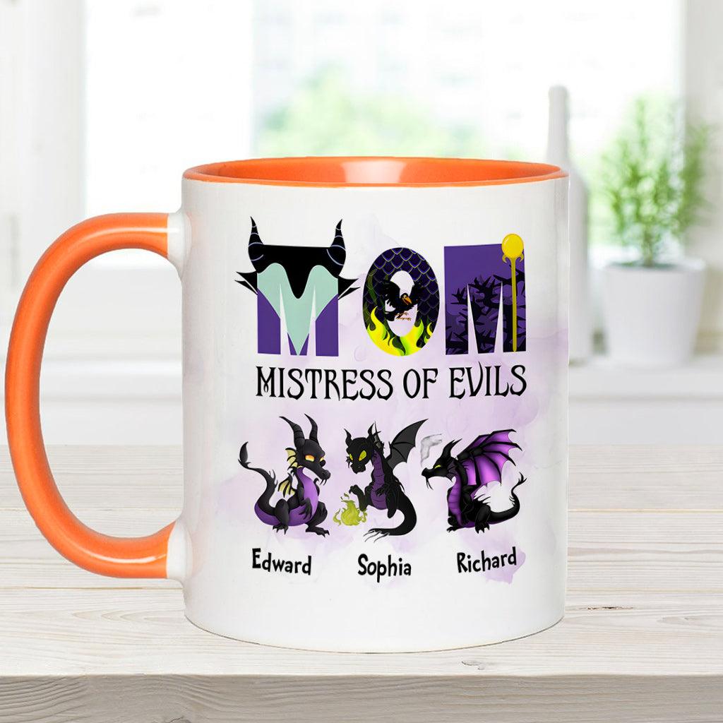 Mistress Of Evils - Personalized Mouse Accent Mug