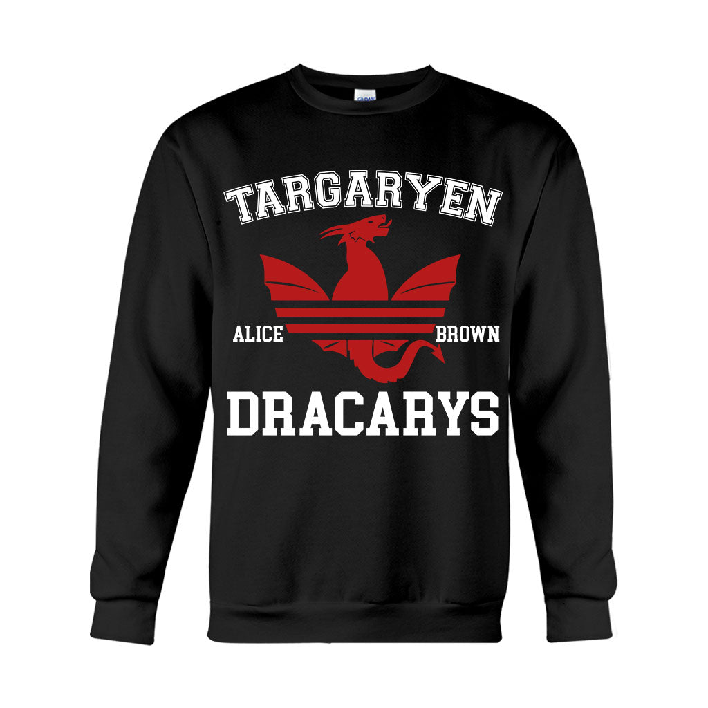 The Song Of Blood & Fire - Personalized Thrones Game T-shirt And Hoodie